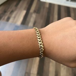 Gold Monaco bracelet 10kt